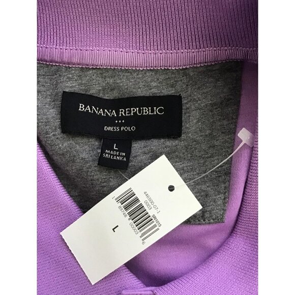 Banana Republic Mens Dress Polo Medium New - Picture 4 of 5